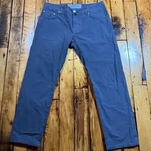 Jacob Cohen Men’s 34x28* Jeans Gray Italian Tailored Pants Comfort Luxury Read*